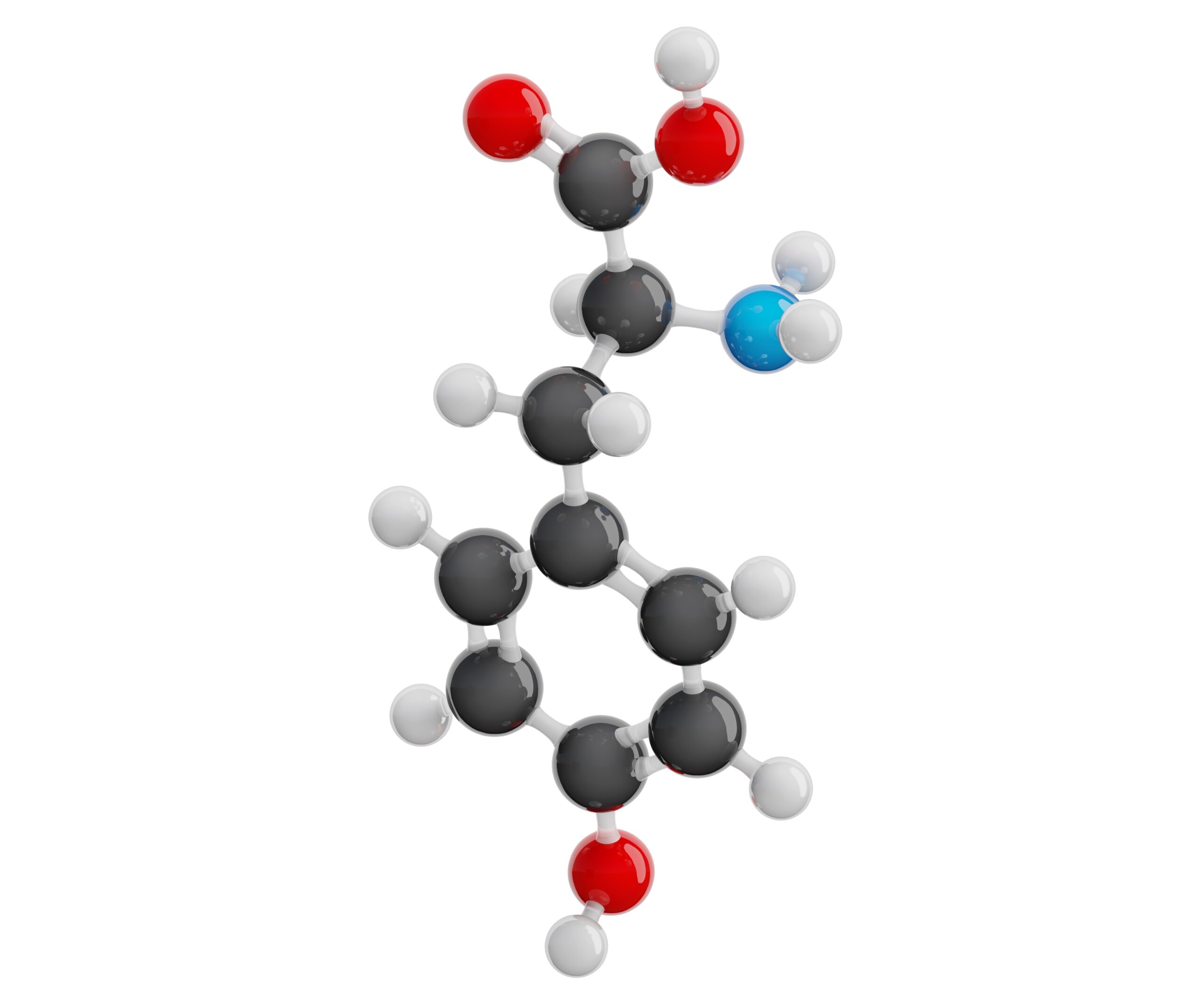 Tyrosine molecular structure